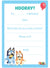 Image Of Bluey 8 Pack Party Invitations - Main Image