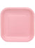 Image of Blush Pink 18cm 20 Pack Square Paper Plates