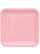 Image of Blush Pink 23cm 20 Pack Square Paper Plates