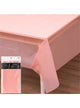 Image of Blush Pink 270cm Plastic Table Cover