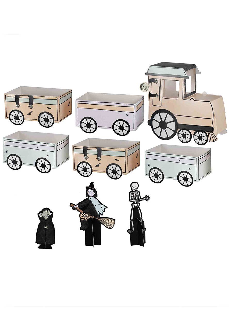 Image of Boo Crew Halloween Characters Train Treat Boxes - Main Image