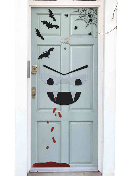 Image of Boo Crew Monster House Halloween Door Stickers - Main Image
