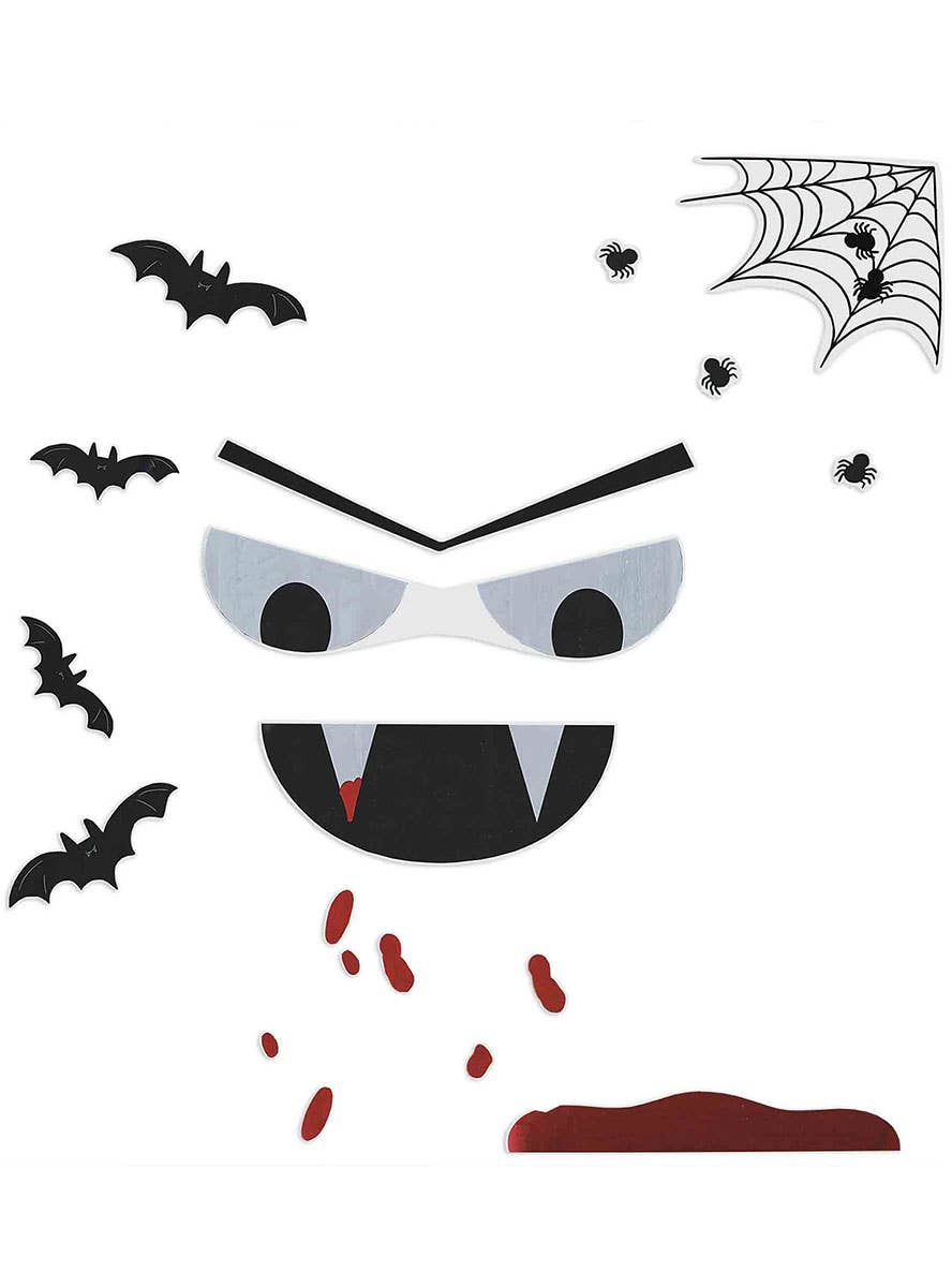 Image of Boo Crew Monster House Halloween Door Stickers - Alternate Image