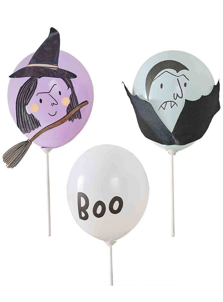 Image of Boo Crew Halloween Characters 5 Pack Balloon Bundle  - Main Image