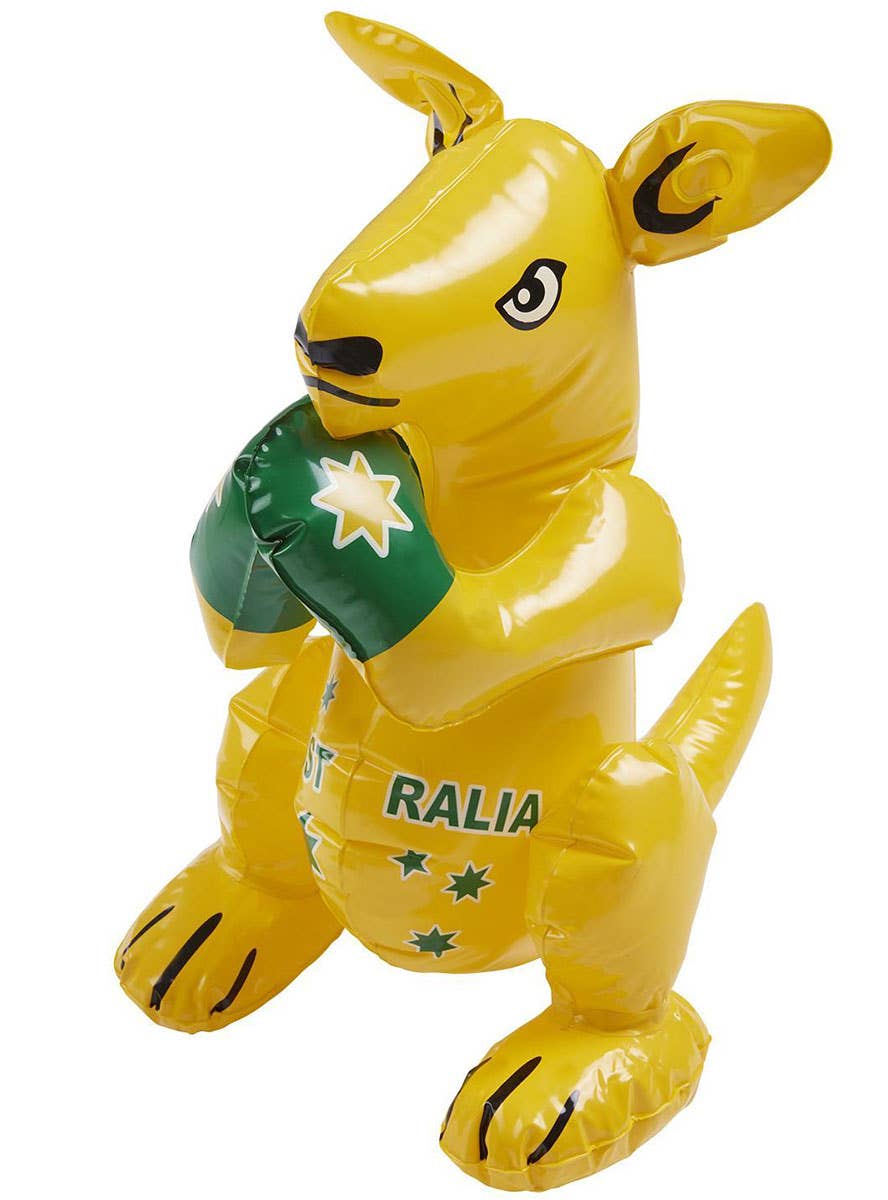 Image of Boxing Kangaroo Yellow Australia Day Inflatable Prop - Alternative