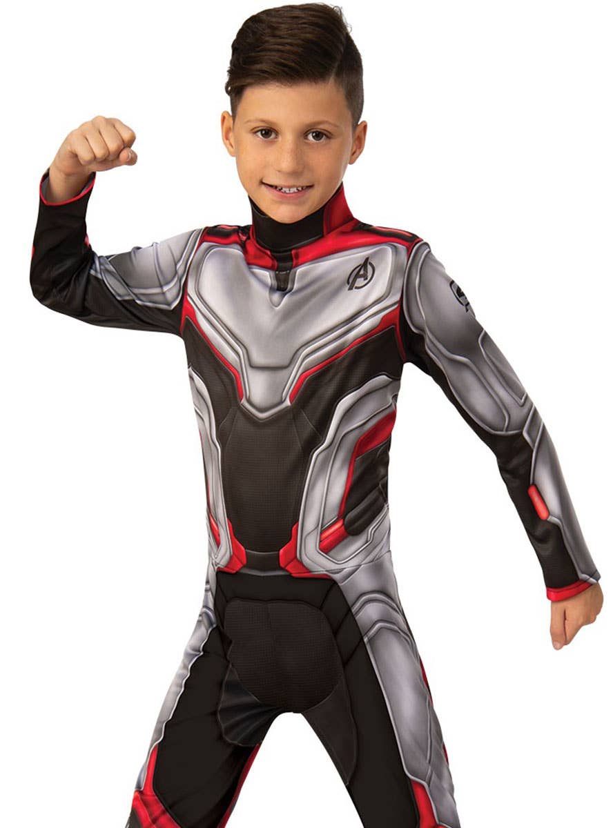 Boys Aveners Endgame Team Suit Costume - Close Image