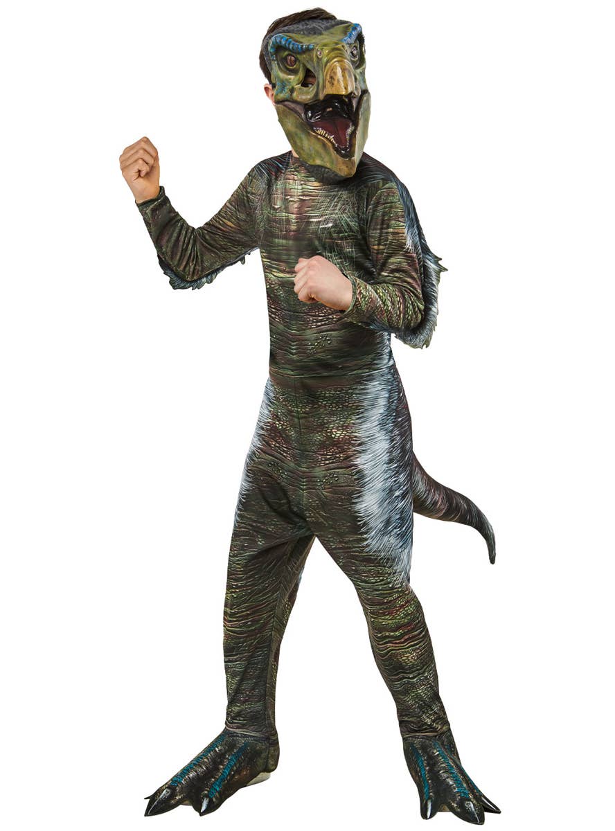 Image of Jurassic World Therizinosaurus Boys Dinosaur Costume - Front Image