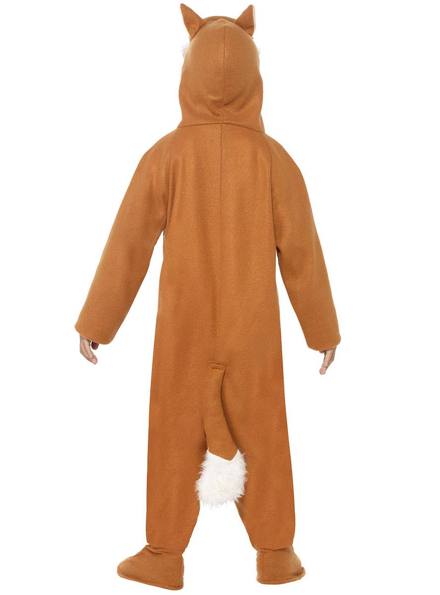 Image of Fox Boys Animal Onesie Book Week Costume - Back Image