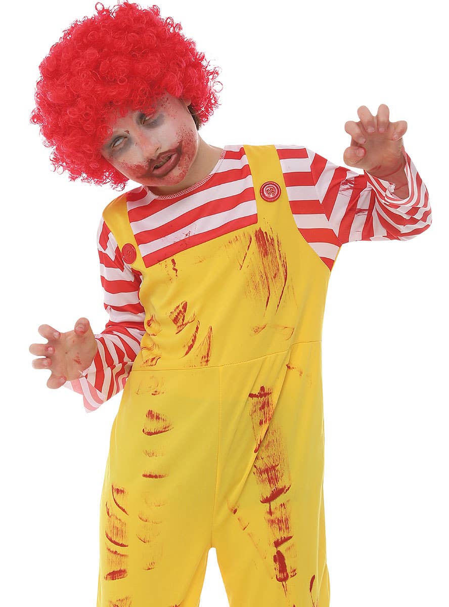 Image of Killer Mcdonald Boys Halloween Costume - Close Image