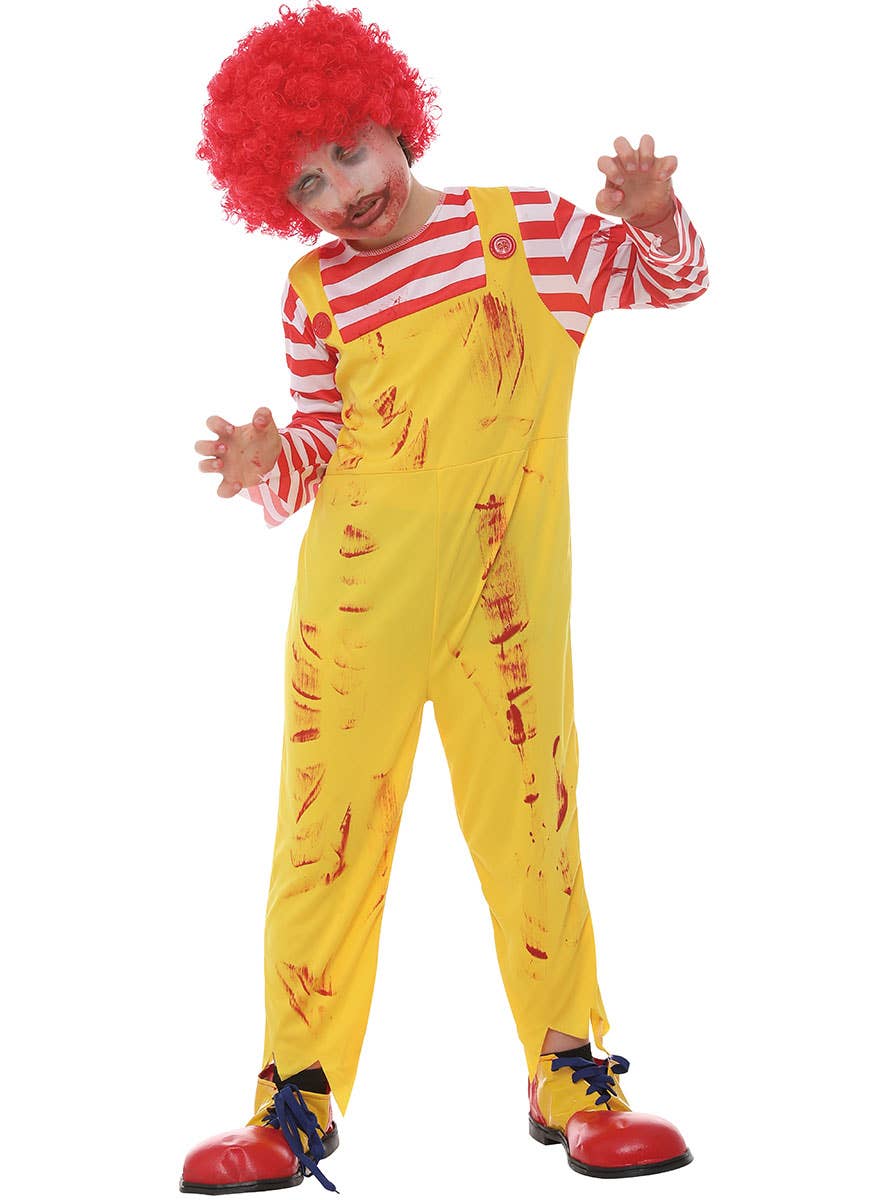 Image of Killer Mcdonald Boys Halloween Costume - Front Image