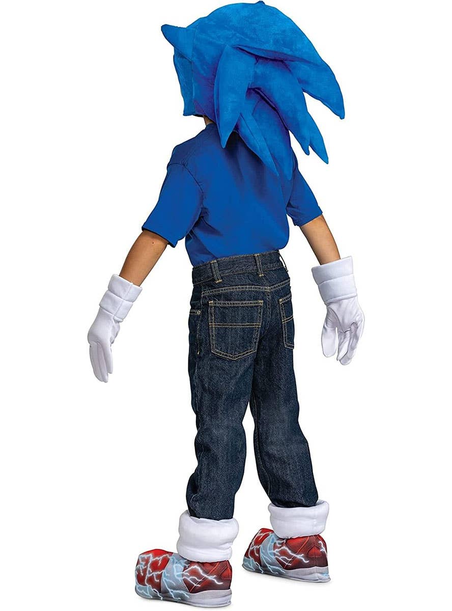 Image of Licensed Sonic Movie Boy's Costume Accessory Set - Back View