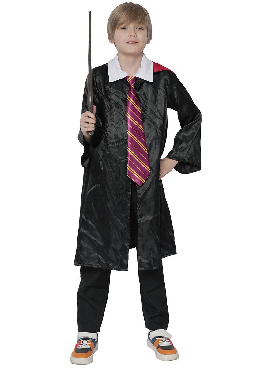 Image of Storybook Wizard School Boy's Book Week Costume - Front View