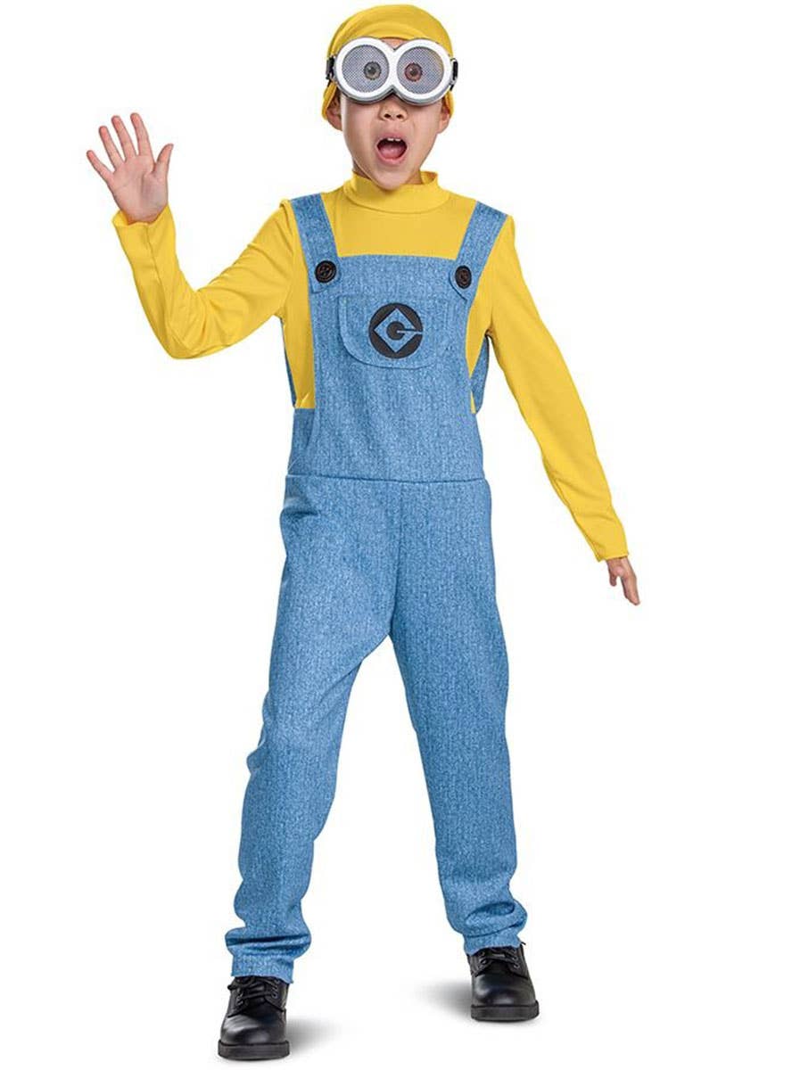 Image of Despicable Me Boy's Licensed Minion Costume - Alternate View