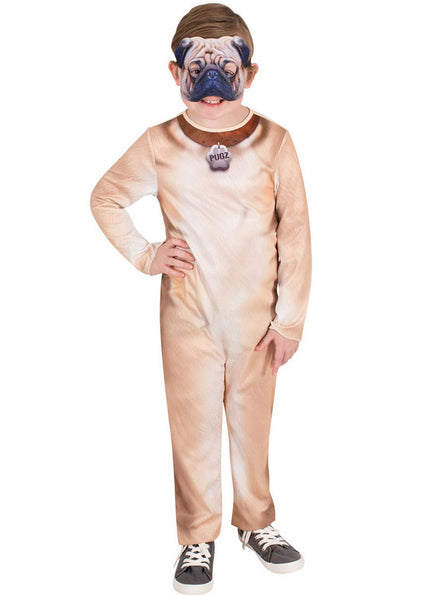 Boys Pug Onesie Costume - Main Image