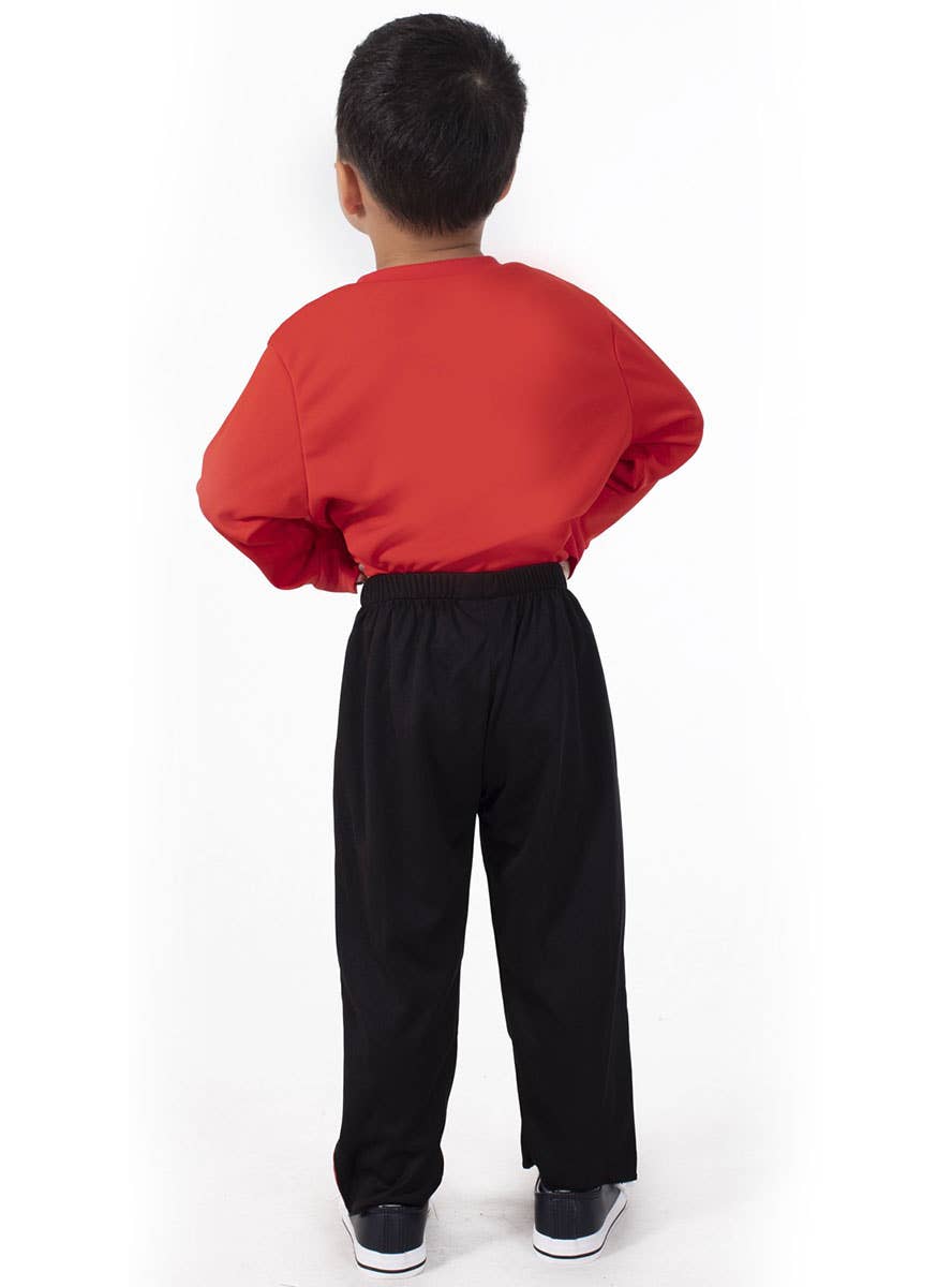 Image of The Wiggles Boys Red Wiggle 30th Anniversary Costume - Back Image