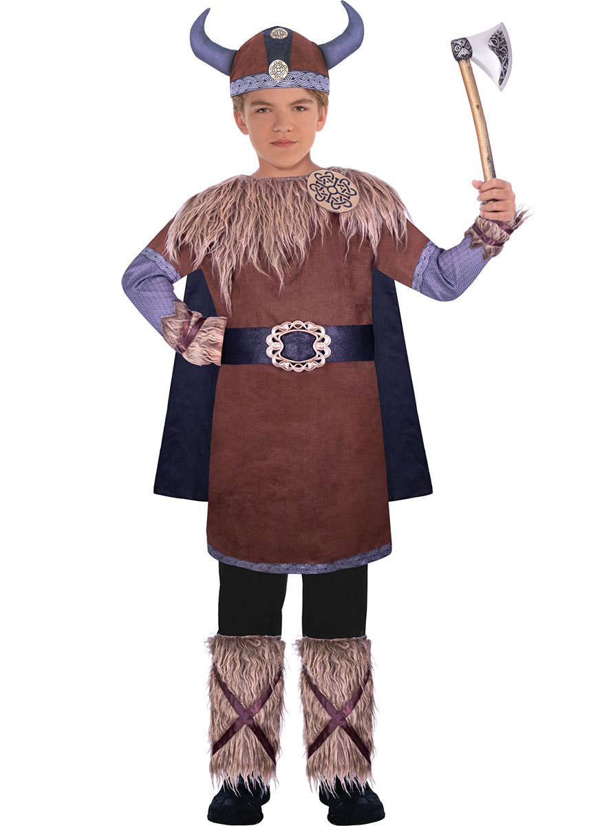 Image of Wild Viking Boys Medieval Times Costume