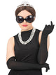 Image of Breakfast At Tiffanys Costume Accessory Set - Main Image