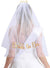 Image of Bride to Be Gold and White Hens Night Veil