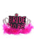 Image of Pretty Silver Bride to Be Hen's Party Tiara with Pink Feathers - Main Image