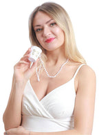 Image of Bride To Be White Shot Glass Beaded Necklace  - Main Image