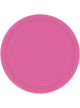 Image of Bright Pink 17cm Round 20 Pack Paper Plates