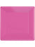 Image of Bright Pink 26cm Square 20 Pack Paper Plates