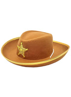 Image of Western Brown Cowboy / Sheriff Hat