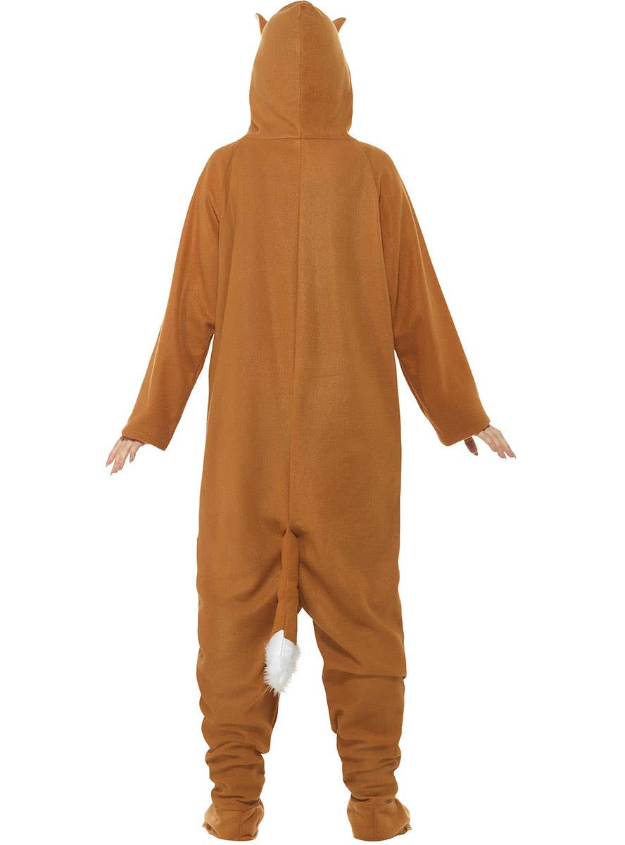 Frolicking Brown Fox Womens Animal Costume - Back Image