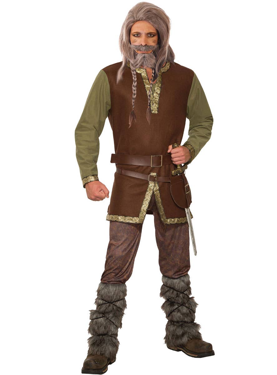 Image of Nordic Viking Warrior Men's Tunic Costume