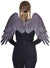 Image of Feather Print Black and Brown Angel Costume Wings