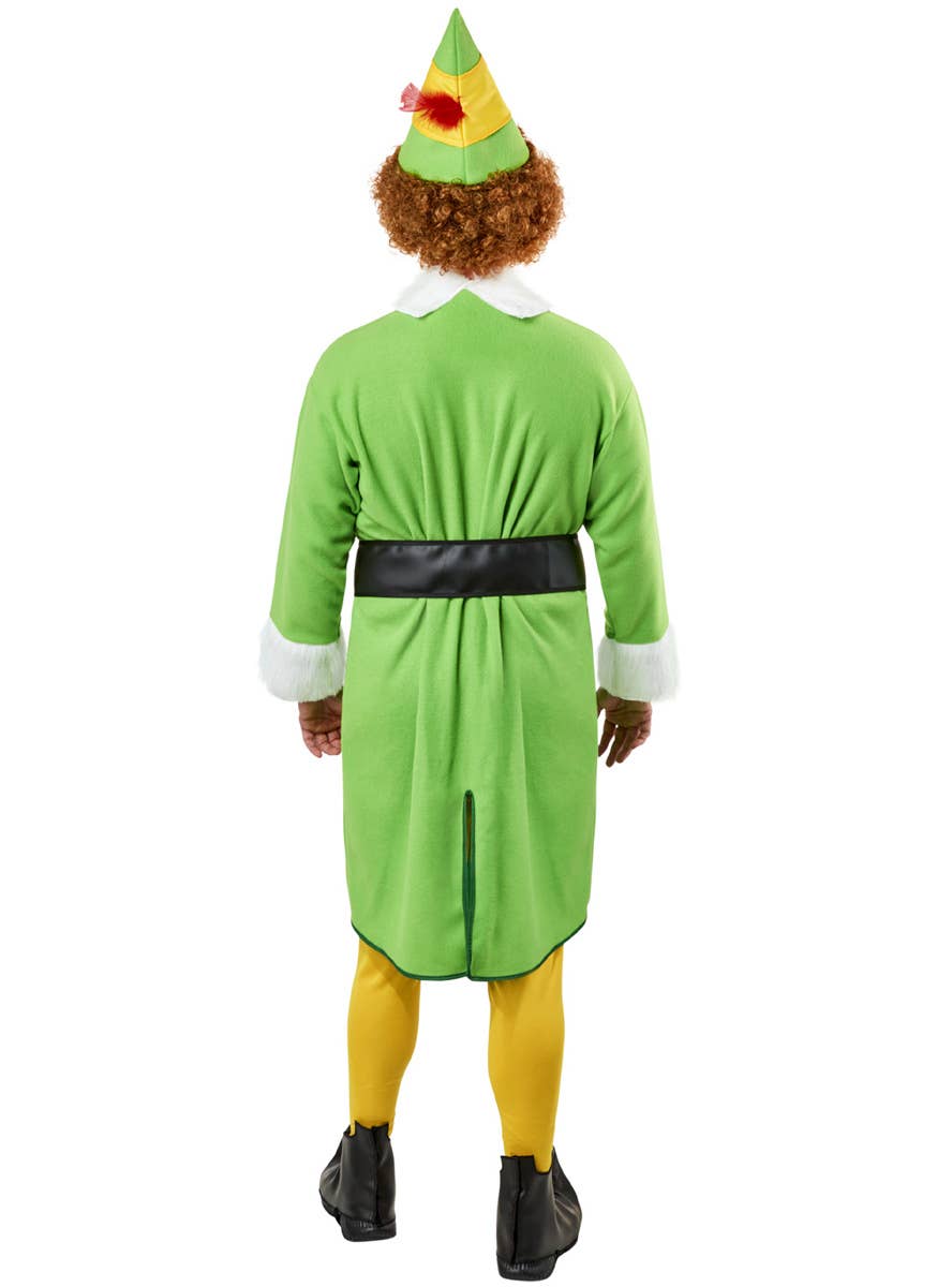 Image of Buddy the Elf Men's Licensed Christmas Costume - Back View