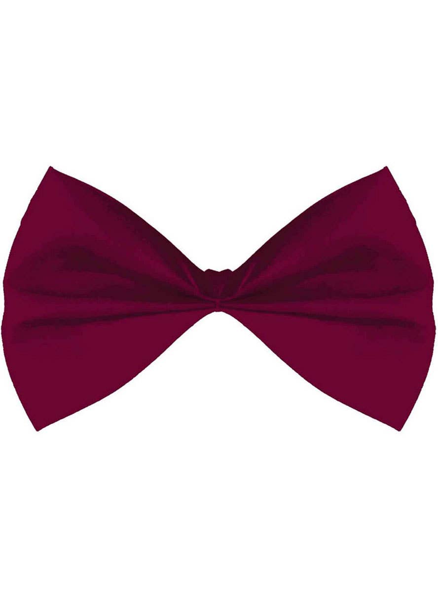 Image of Rich Burgundy Bow Tie Costume Accessory