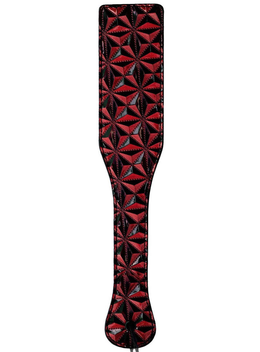 Image of Patterned Burgundy Red Costume Paddle