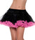 Black and Pink Fluffy Layered Women's Costume Petticoat