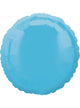 Image Of Caribbean Blue Round 45cm Foil Party Balloon