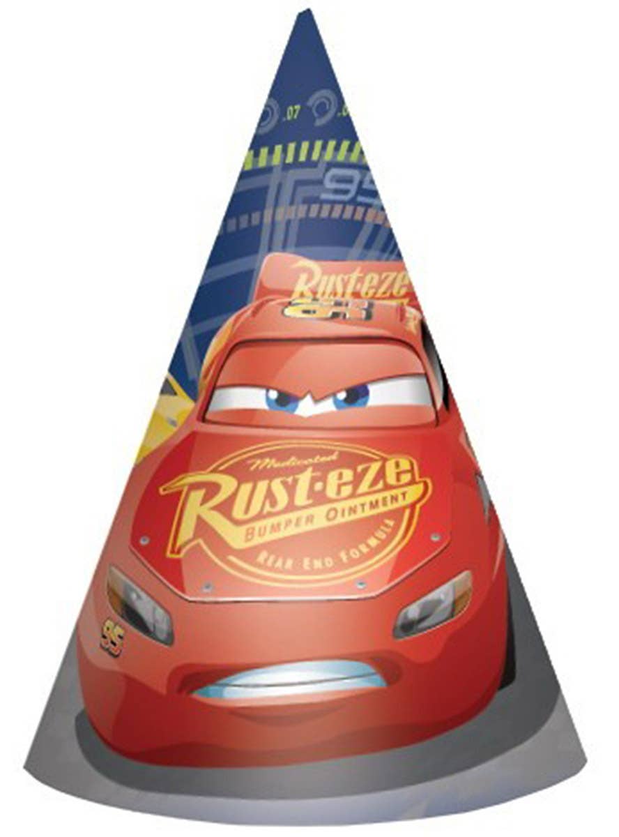 Image Of Cars 8 Pack Paper Cone Party Hats