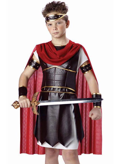 Hercules Boy's Roman Warrior Book Week Fancy Dress Close Up Image