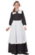 Pilgrim Girl Traditional Black and White Costume Image 1