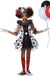 Scary Polka Dots Clown Fancy Dress Girls Halloween Costume Main Image