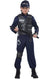 Junior SWAT Officer Kids Police Dress Up Costume - Main Image