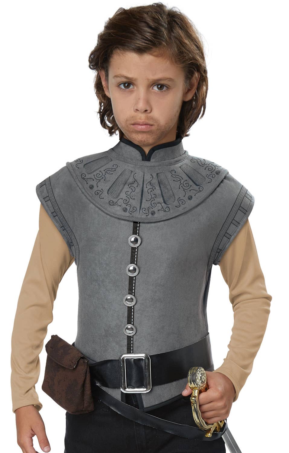 Captain John Smith New World Explorer Boys Costume Close Up Image