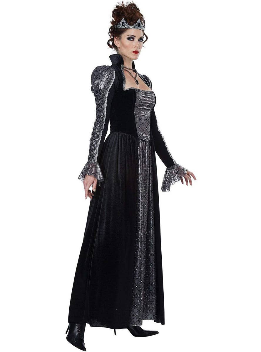 Women's Evil Dark Majesty Halloween Costume Side Image