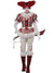 Deluxe Women's Sadistic Clown Halloween Fancy Dress Costume Main Image 