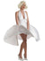 Deluxe Marilyn Monro Classic Sexy White Dress Womens Fancy Dress Costume - main imag