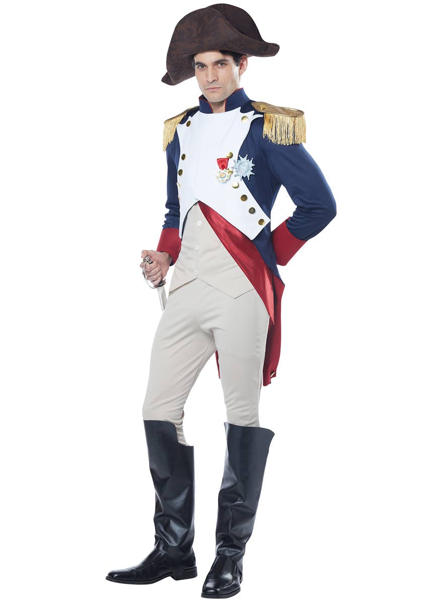 Men's French Emperor Fancy Dress Costume - Main Image