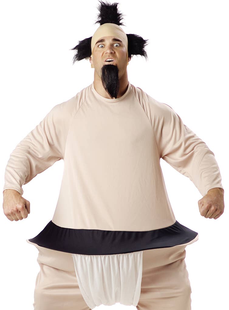 Novelty Sumo Wrestler Men's Funny Costume - Alternative Image