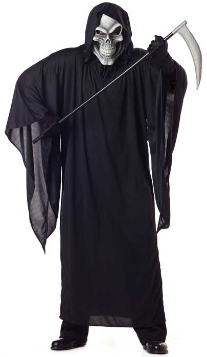 Grim Reaper Plus Size Mens Halloween Costume