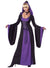 Hooded Black and Purple Robe Women's Halloween Costume - Main Image