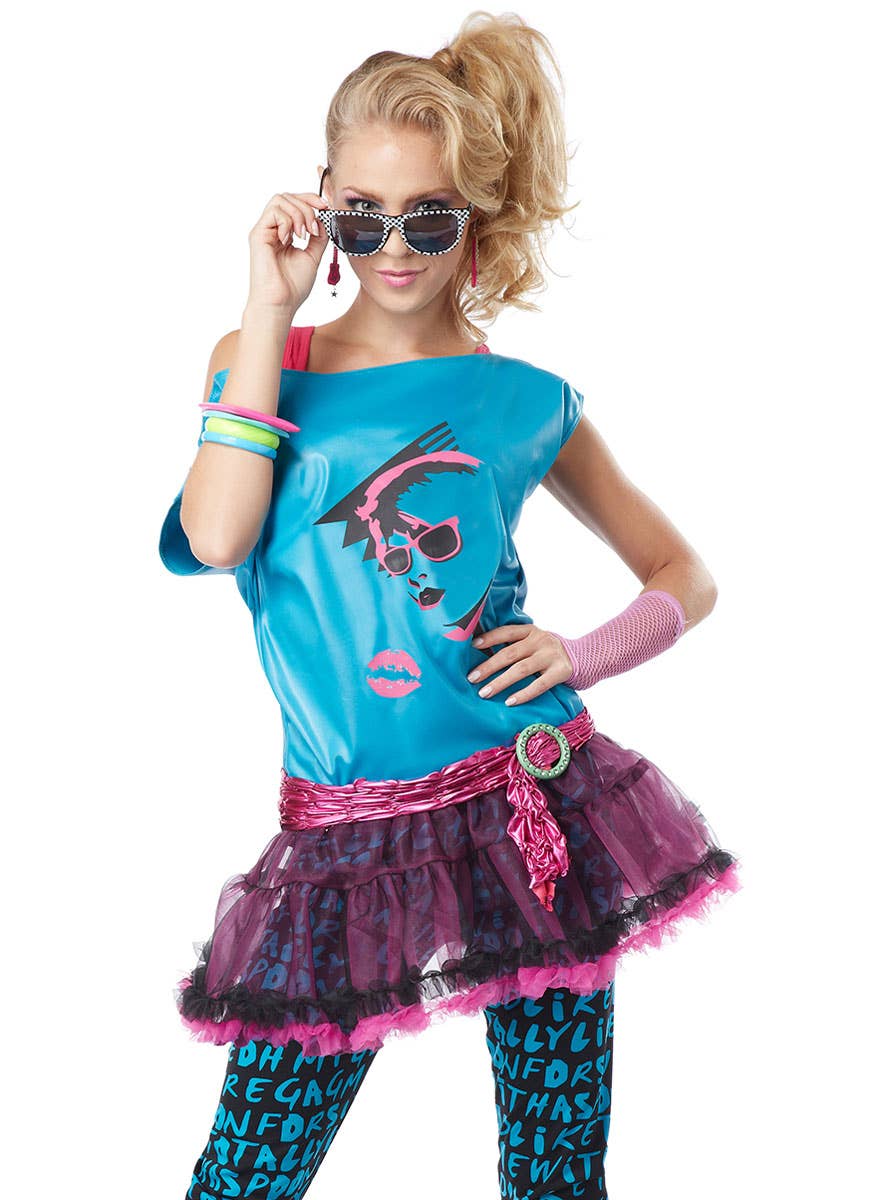 Womens Valley Girl 80s Costume Close Image