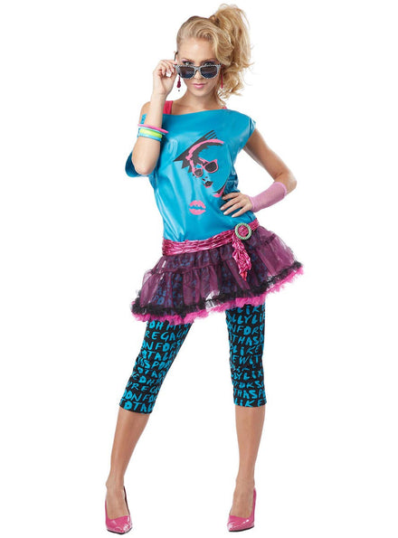 Womens Valley Girl 80s Costume Main Image